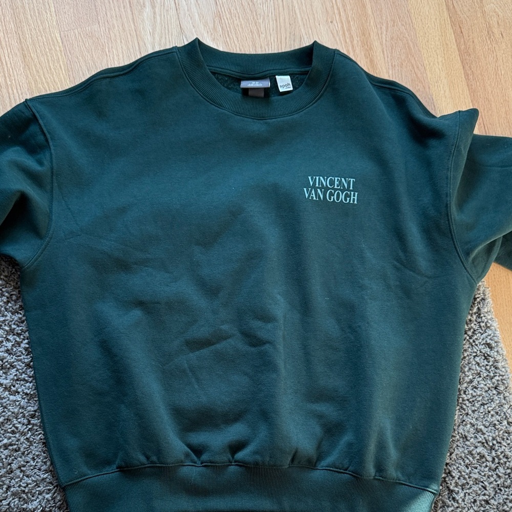 H&M Green Oversized Sweatshirt